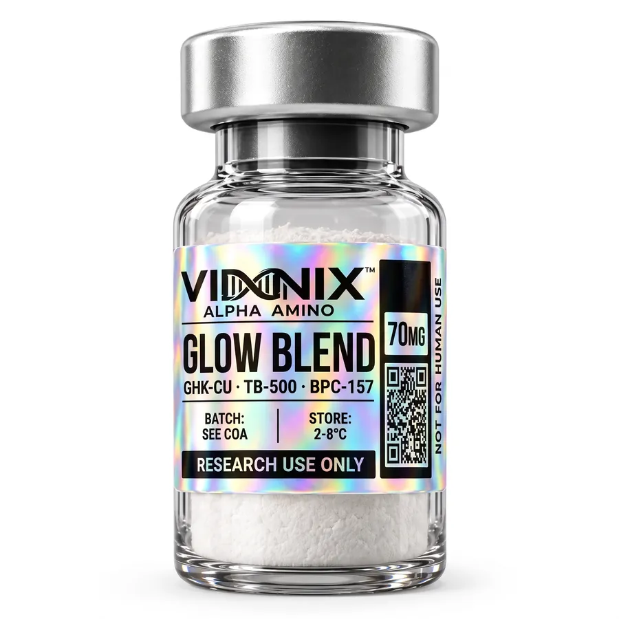 Vinnix GLOW Blend research vial