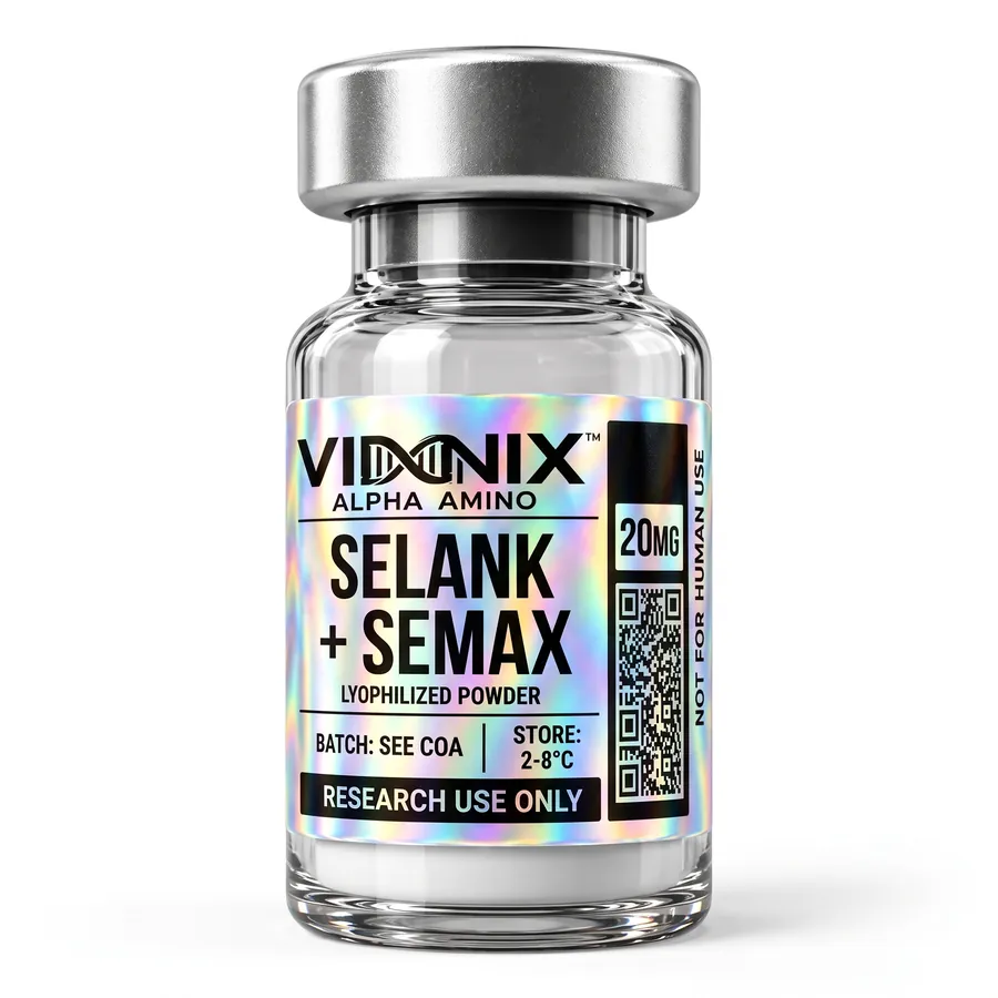 Vinnix Selank + Semax research vial