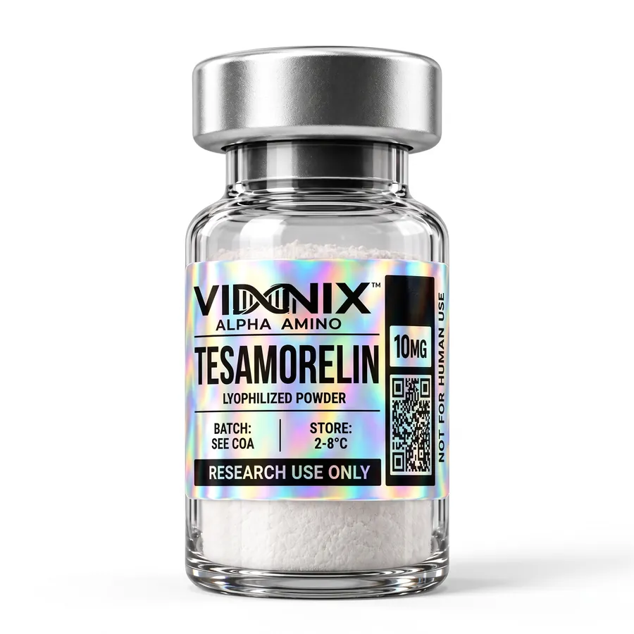 Vinnix Tesamorelin Peptide research vial
